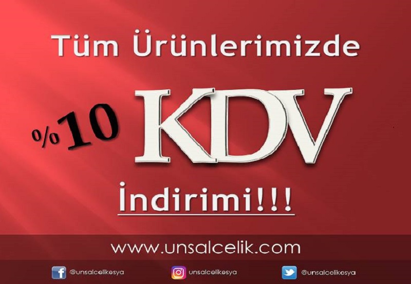 %10 KDV İndirimini Kaçırmayın